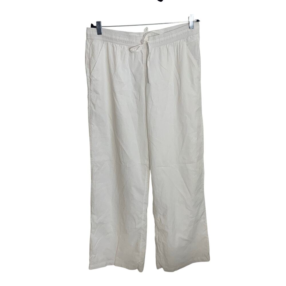 Hollister‎ Seersucker Baggy Pull on Pants NWT size Large Long